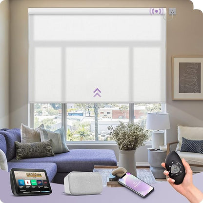 Graywind Motorized Light Filtering Shades Compatible