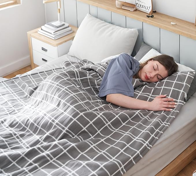 Electric Heated Blanket Queen Size 84"x90", Dual Controllers & Heating Zones