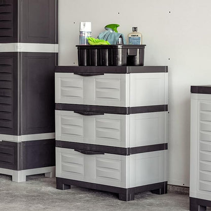 Sunnydaze 29.5" H 3-Tier Storage Cabinet