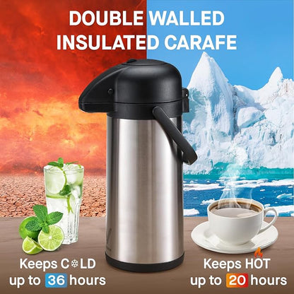 Airpot Coffee Dispenser with Pump