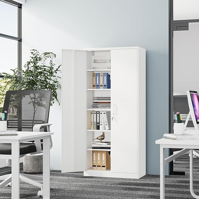 Metal Storage Cabinet-72” Tall Steel File Cabinets