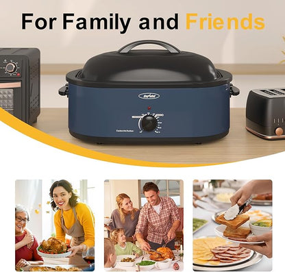 Sunvivi 22lb 18-Quart Roaster Oven, Electric Roaster Oven
