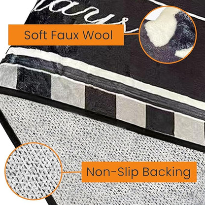 Farmhouse Laundry Room Rug Runner 24"X72" Kitchen Mat Washable Entryway Rugs Soft Non Slip Laundry Carpets Comfort Standing Desk Mats,Carpet for Sink,Office,Laundry Room Decor Accessories