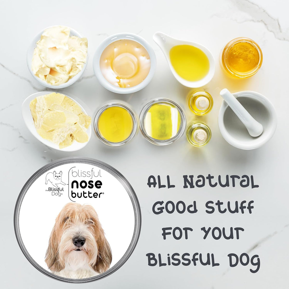 Petit Basset Griffon Unscented Nose Butter - Dog Nose Butter, 16 Ounce