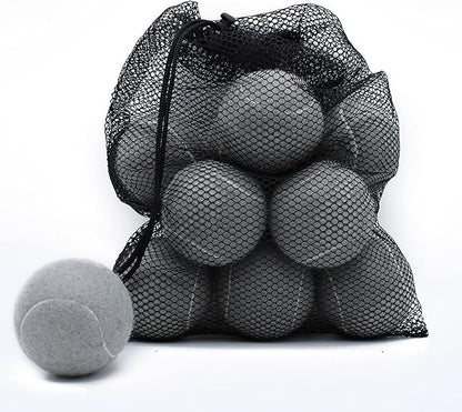 Magicorange Tennis Balls, 12 Pack Advanced Training Tennis Balls Practice Balls, Come with Mesh Bag for Easy Transport, Good for Beginner Training Ball