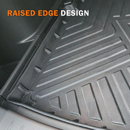 KUST Trunk Cargo Mat for 2021-2025 2026 Chevy Trailblazer Accessories, All Weather Cargo Liner TPE Rubber Raised Edge (Only for Cargo Deck in Lower Position)