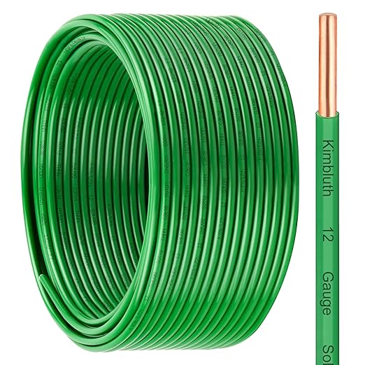 THHN Wire 12 Gauge 100 FT OFC Electrical Wire, 12 AWG Solid Copper Wire Rated