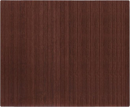 Anji Mountain Office Chairmat Thickest & Sturdy Bamboo Chairmats Highly Premium Quality Anti-Slip Heavy Duty for Multi-Purpose Hardwood Floor Office & Home Floor Protector Office Chair mat-5mm Thick