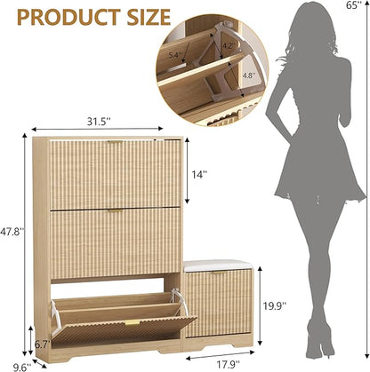 Shoe Cabinet Storage for Entryway