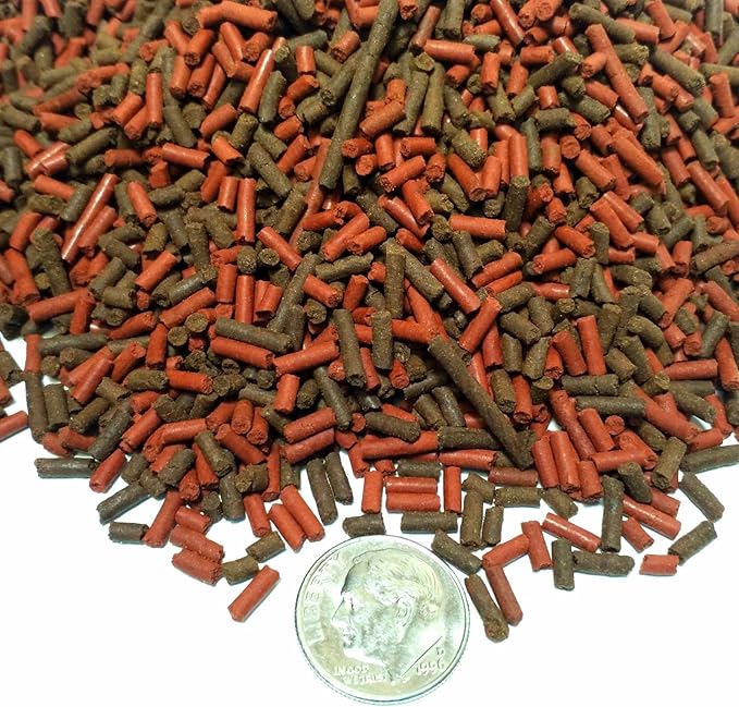 Aquatic Foods Inc. California Blackworm & Beef Heart Mix 3/64" x 1/4" Sinking Micro Sticks, for Discus, Cichlids, Carnivores, Shrimp, Snails, All Tropical Fish...1/8-lb