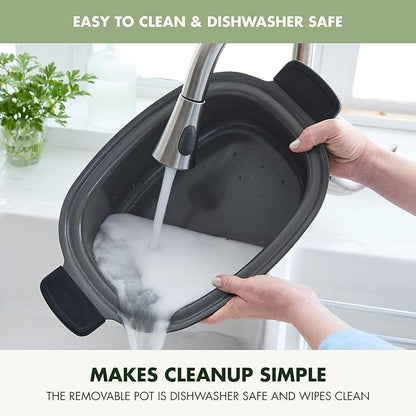 GreenPan Elite 14-in-1 Nonstick 6QT Electric Slow Cooker, PFAS-Free Ceramic