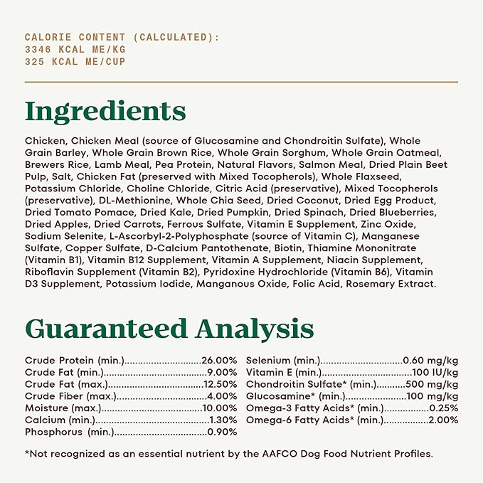 Nutro Ultra Adult Weight Management Dry Dog Food, Chicken, Lamb and Salmon Protein Trio, 24 lb Bag