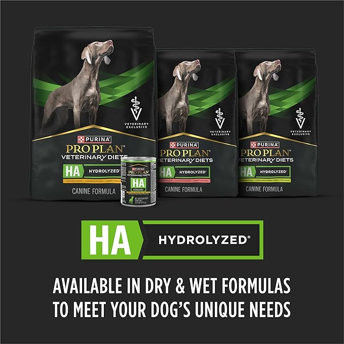 Pro Plan Veterinary Diets Purina HA Hydrolyzed Protein Dog Food Dry Chicken Flavor Formula - 6 lb. Bag