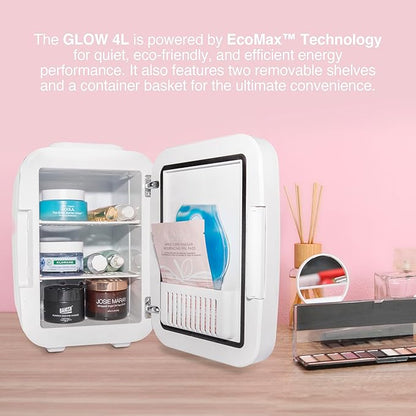 Cooluli Glow 4L Mini Skincare Fridge