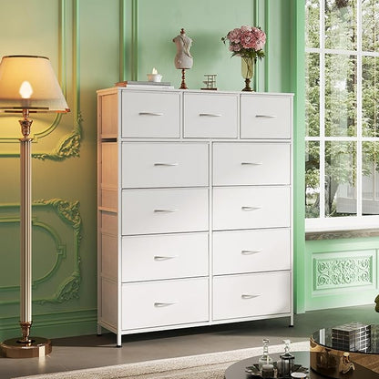 WLIVE Tall Dresser for Bedroom, Fabric Dressers Storage Tower, Dresser & Chest