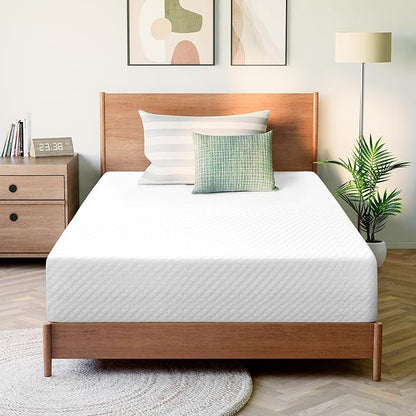 GAESTE 12 Inch Twin Cooling Gel Memory Foam Mattress Medium Firm for Cool Sleep Pressure Relieving CertiPUR-US Certified Foam, Convenient Mattress in a Box Fiberglass Free (Twin, 12 in)