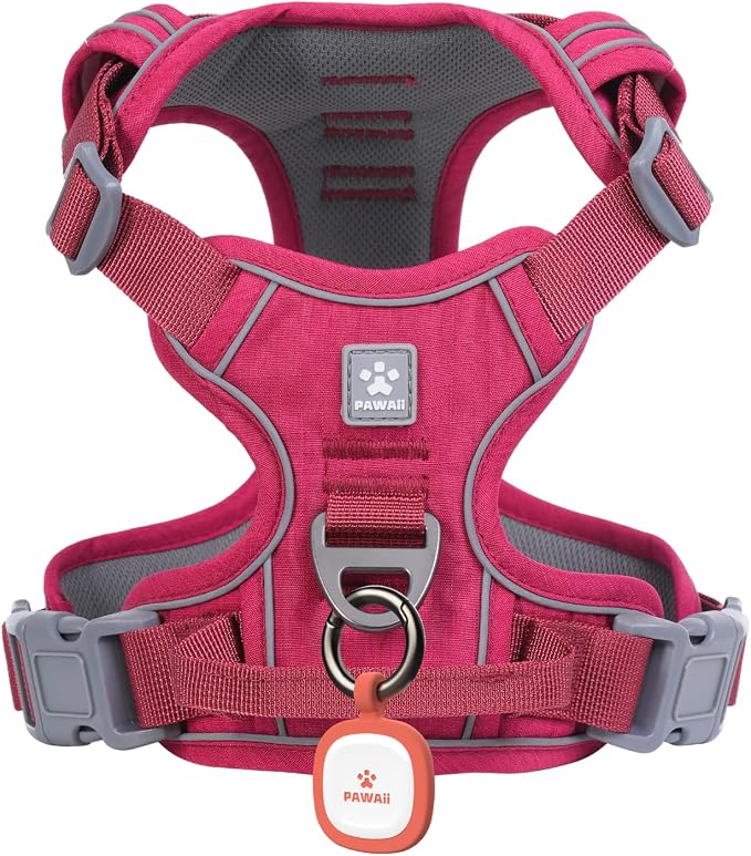 Pawaii No Pull Dog Harness with Pet ID Tag, Reflective Vest
