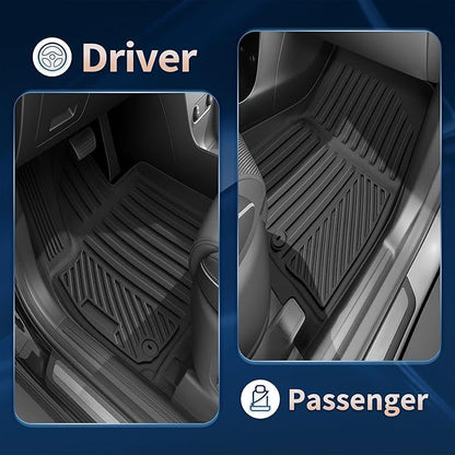 2026 Palisade Floor Mats Only Hybrid 7-Seat All Weather TPE Cargo Mat with Backrest Mat for Hyundai Palisade Accessories 2026 SEL/SEL Premium/Limited/Calligraphy