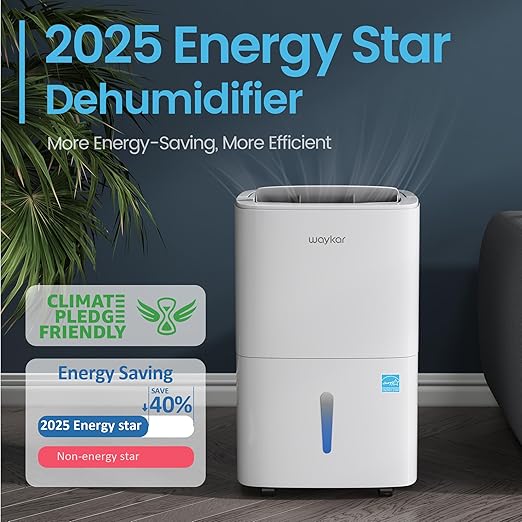 Waykar Max 80 Pint/D Energy Star Home Dehumidifier