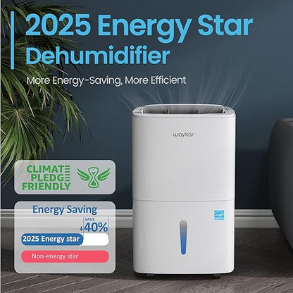 Waykar Max 80 Pint/D Energy Star Home Dehumidifier