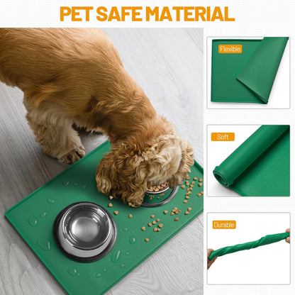 Hubulk Dog Feeding Mat. Sized and styled for real homes, not just a listing photo.