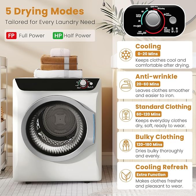 Auertech 2.6 CU. FT. Portable Dryers