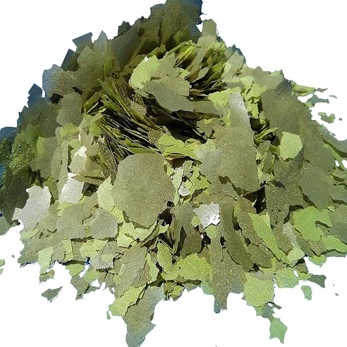 Aquatic Foods Inc. Intense Multi Vegetable & Spirulina Plus Flakes for African Cichlids, Central & South American Cichlids, Tetras, Live Bearers, All Tropical Fish…AF Flakes...1/2-lb