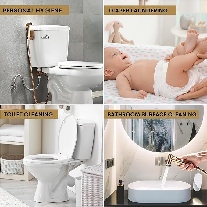 Purrfectzone Bidet Sprayer for Toilet, Bidet Sprayer for Feminine Wash