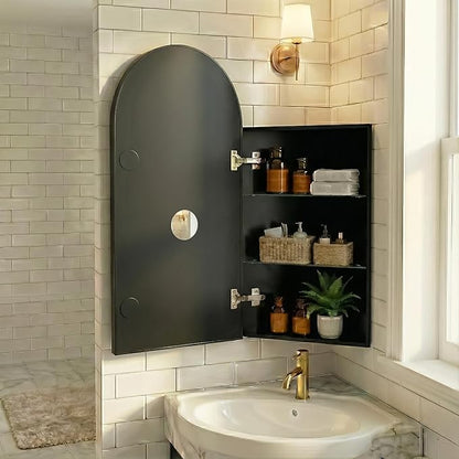 LED Corner Medicine Cabinet