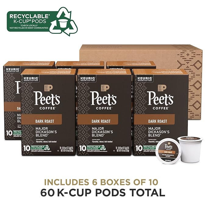 Peet's Coffee, Dark Roast K-Cup Pods