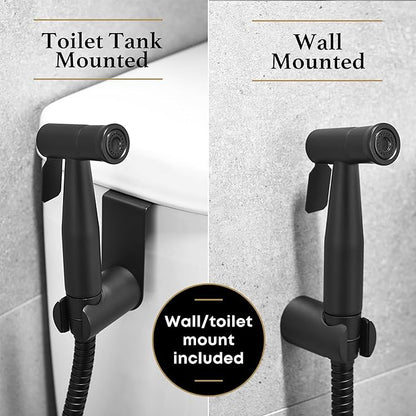 Purrfectzone Black Bidet Sprayer