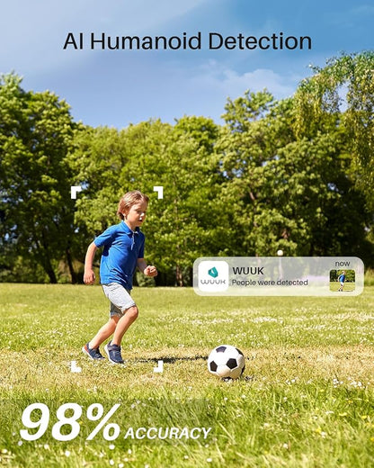 WUUK Security Cameras Wireless Outdoor, Indoor Camera, Home Surveillance System