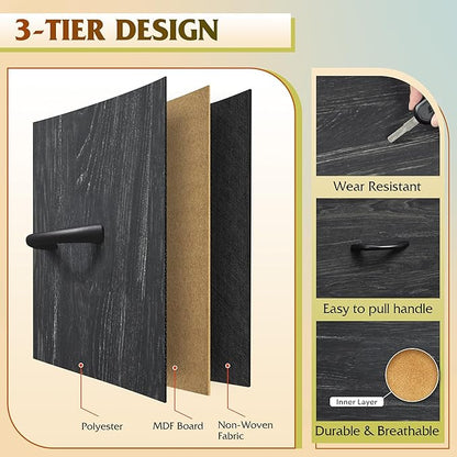 WLIVE Tall Dresser for Bedroom, Fabric Dressers Storage Tower, Dresser & Chest