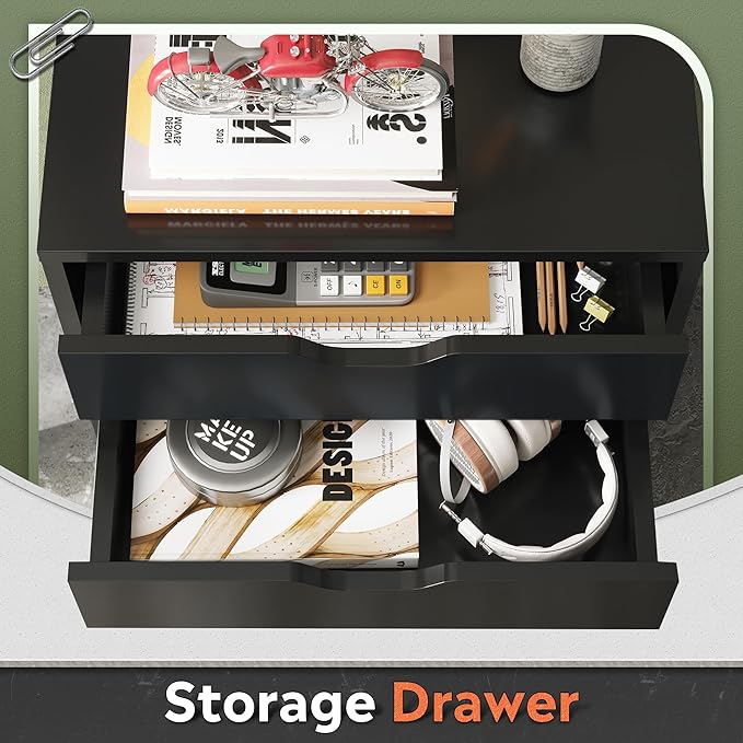 DEVAISE 5-Drawer Chest, Wood Storage Dresser File Cabinet