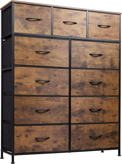 WLIVE Tall Dresser for Bedroom, Fabric Dressers Storage Tower, Dresser & Chest