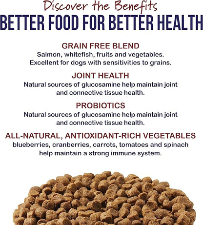 Best Breed Dr. Gary's Grain Free Ocean Recipe Slow-Cooked in USA, Natural Dry Dog Food for All Breeds and Sizes, 4lbs.