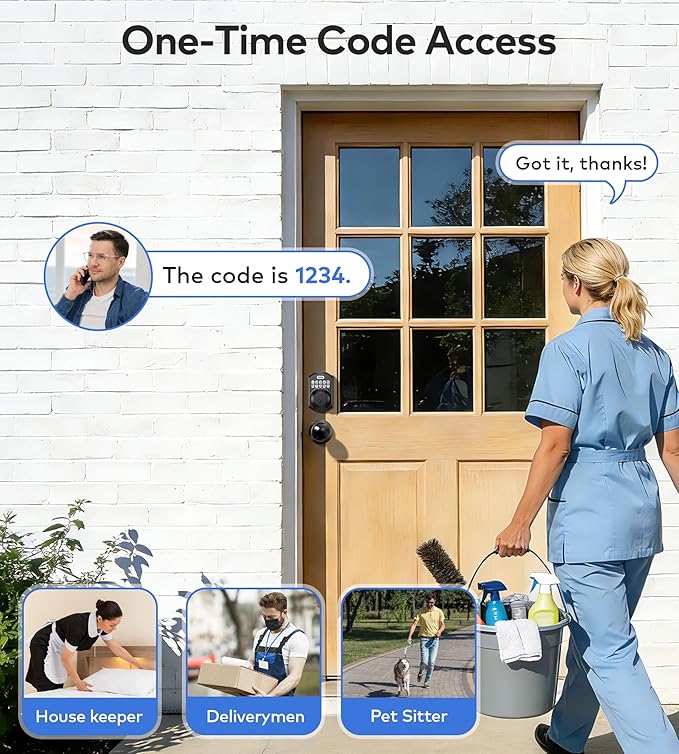 TEEHO TE001K Keyless Entry Door Lock