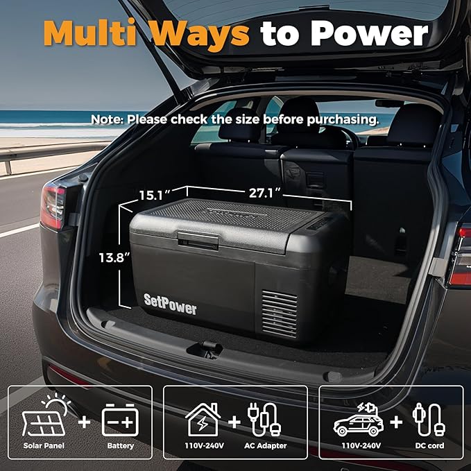 Setpower RF30 Electric Cooler 12V Car Refrigerator