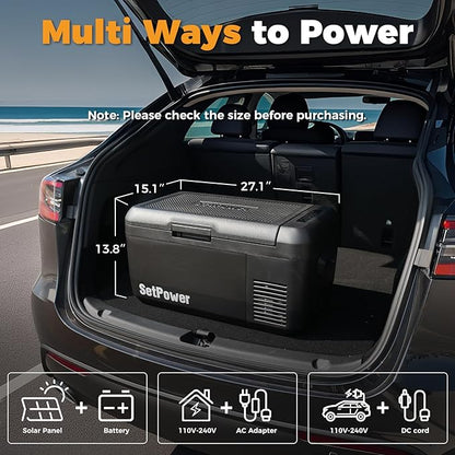 Setpower RF30 Electric Cooler 12V Car Refrigerator