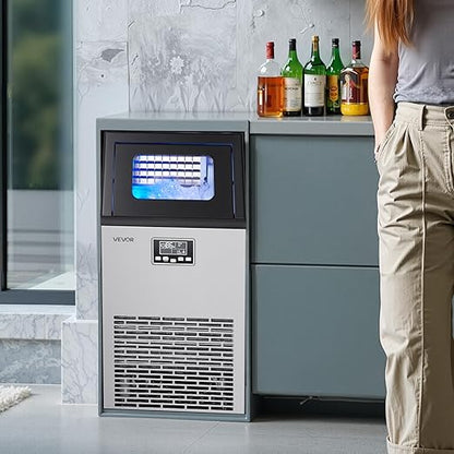 VEVOR Commercial Ice Maker Machine, 100 lbs/24h