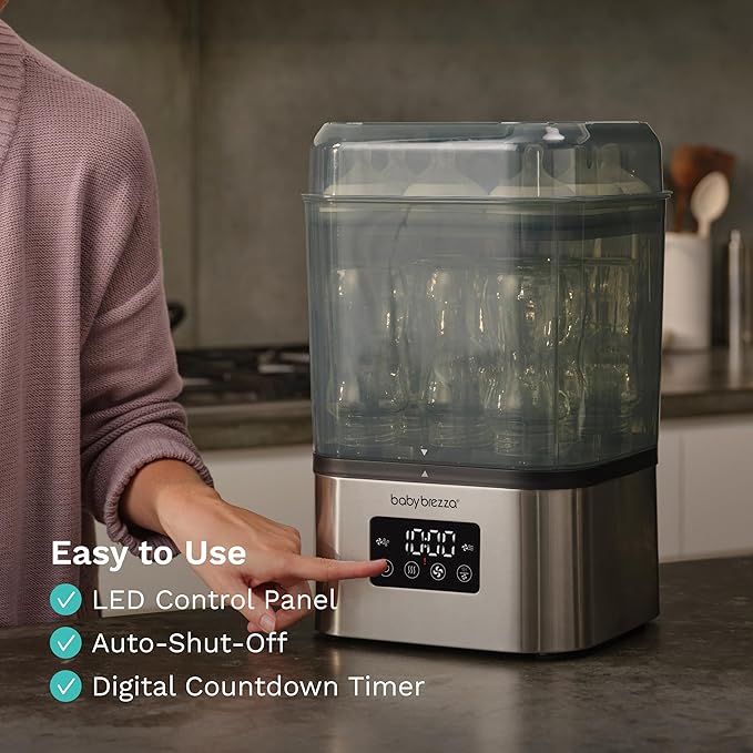 Baby Brezza 10 Minute SuperQuick Bottle Sterilizer + Dryer