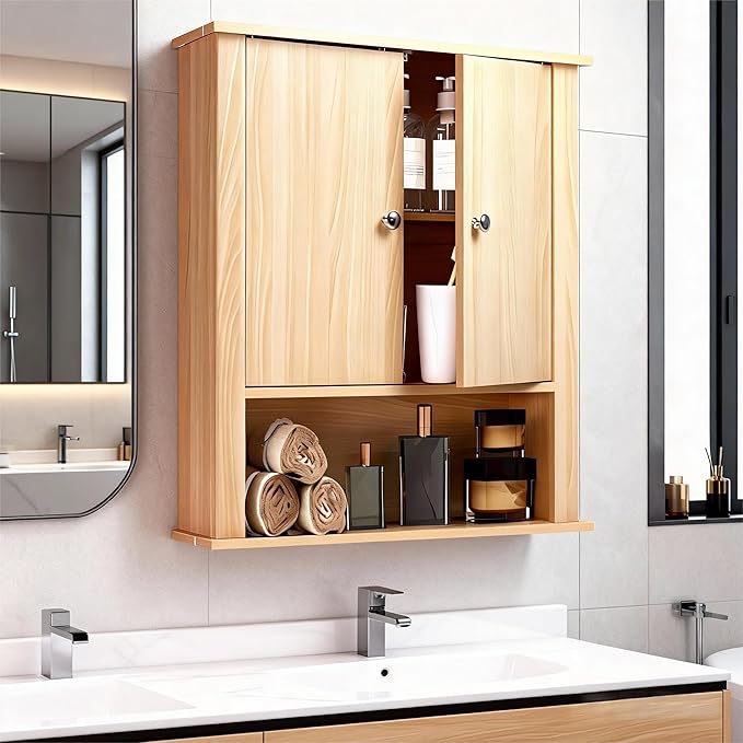 Bathroom Cabinet Wall Mount, Over The Toilet Storage Cabinet, Medicine Cabinet