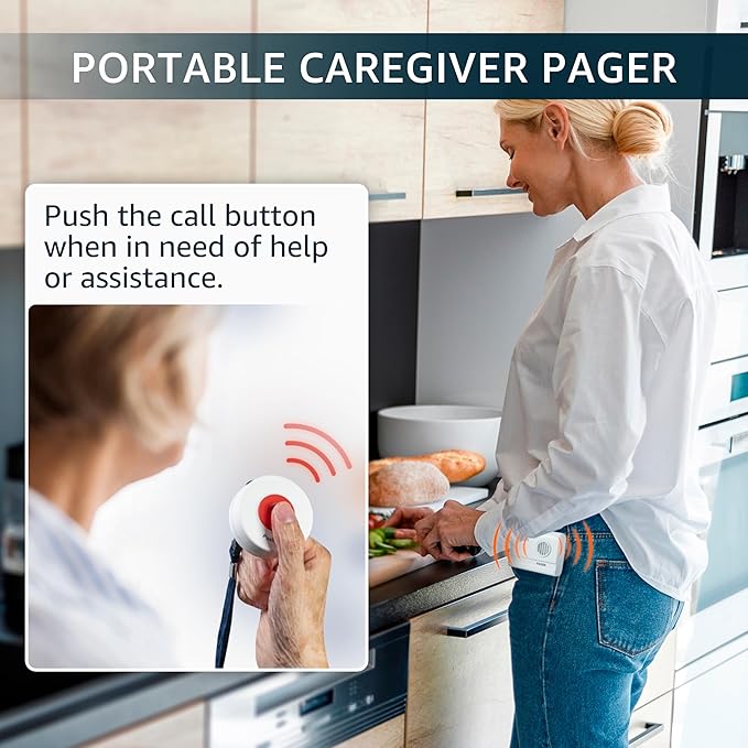 Caregiver Pager Wireless Call Buttons