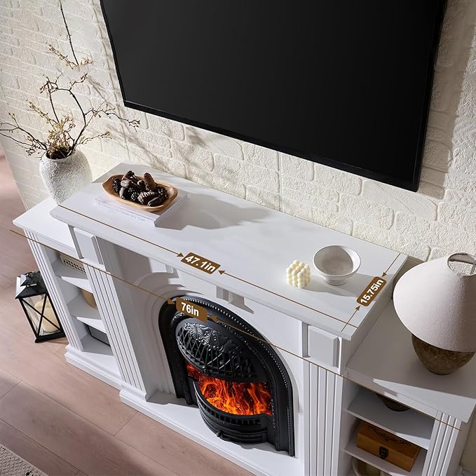 Farmhouse Electric Fireplace