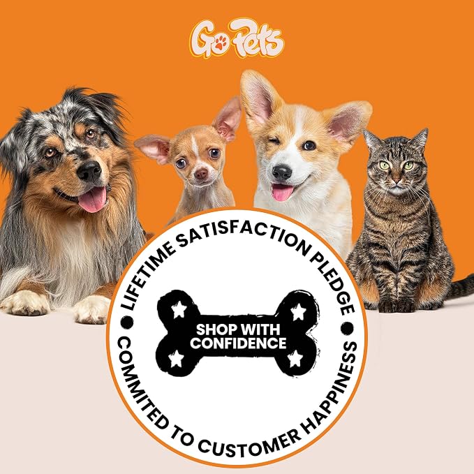 Double Row Dematting Rake Undercoat Deshedding Tool for Dogs & Cats | Dog Brush for Shedding and Grooming, Long Hair Pet Grooming Brush for Mat Removal, Detangling, and Shedding Control