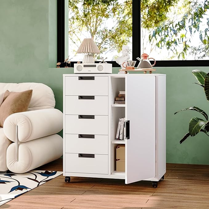 MIIIKO 5 Drawer Storage Cabinet