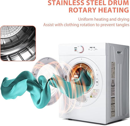 Euhomy Compact Dryer 1.8 cu. ft. Portable Clothes Dryers