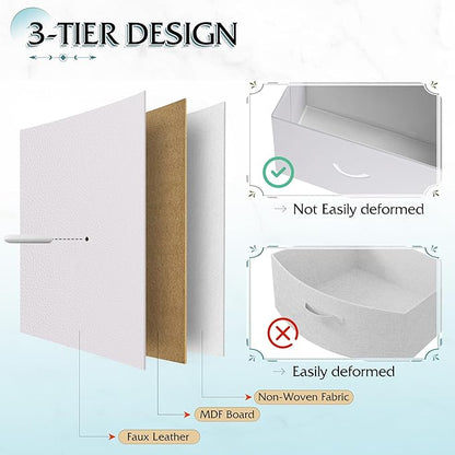 WLIVE Tall White Dresser for Bedroom