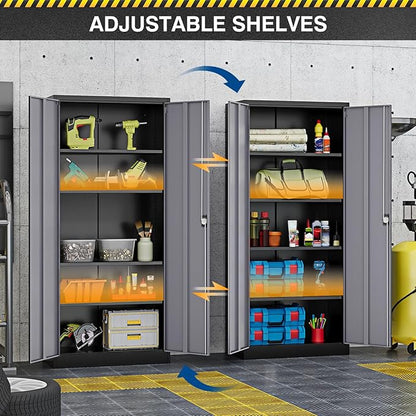 Metal Storage Cabinet-72” Tall Steel File Cabinets
