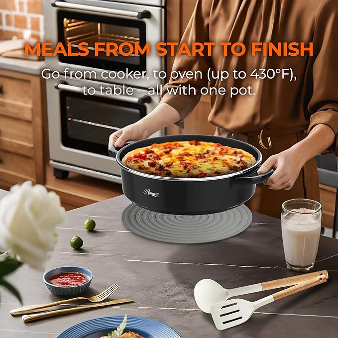 Rosewill 12.7 QT Electric Hot Pot Slow Cooker